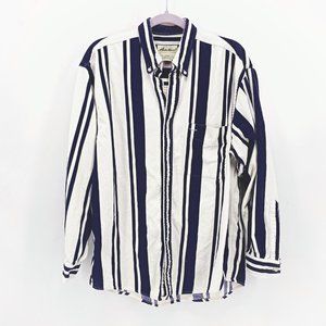 Eddie Bauer Vintage Corduroy Striped Shirt Jacket